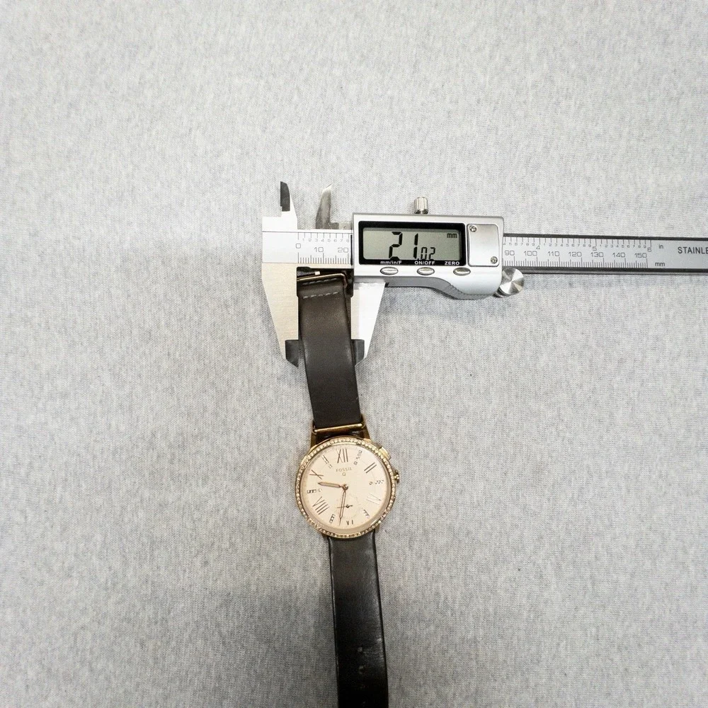 Fossil Q Gazer 41mm Rose Gold Case Hybrid Smart Watch New Coin Battery‎ FTW1116